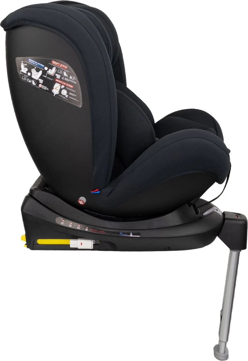 Autostoel Novi Baby® David Premium 0-1-2-3 Isofix 360° Rotation All Black