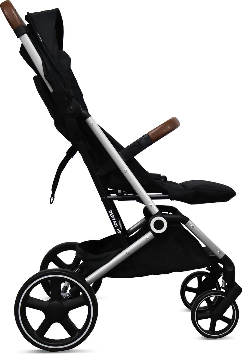 Deryan Luxe XP Buggy XL - Compact Lichtgewicht - Zwart - Aluminium Frame - Image 2