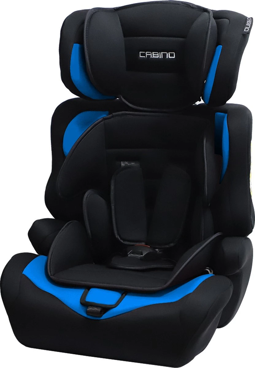 Cabino Autostoel Groep 1/2/3 (9-36kg) - Zwart-Blauw - Image 8
