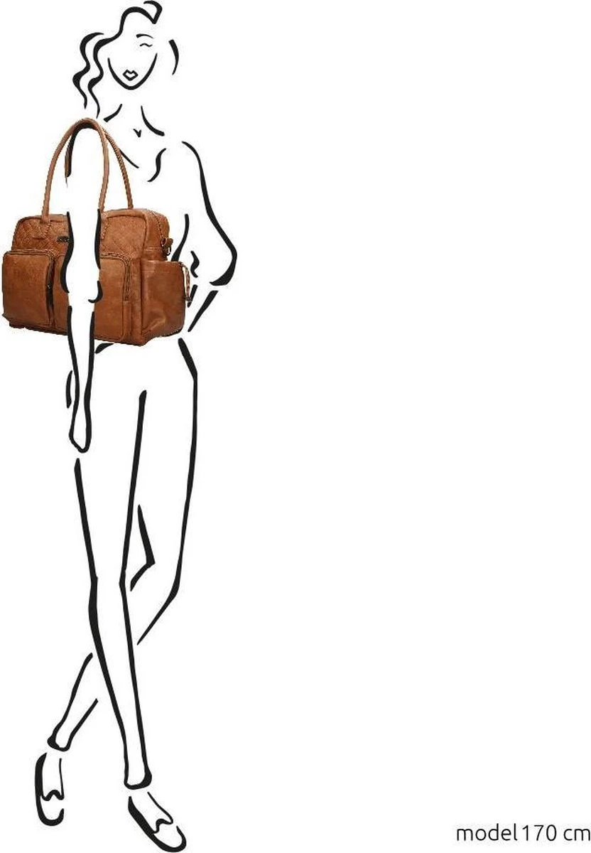 Kidzroom Vision Of Love Luiertas - Bruin - Verschoonmatje - Versteldbare Schouderband - Image 8