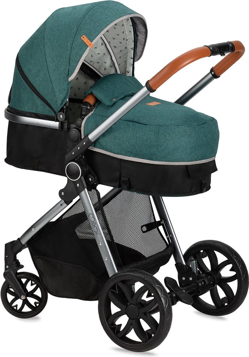MoMi Kinderwagen - Compacte 2 In 1 Combiwagen - Limuru - Groen (geschikt Van 0-3 Jaar) - Image 15