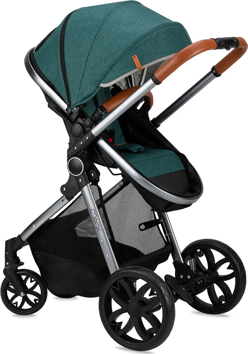MoMi Kinderwagen - Compacte 2 In 1 Combiwagen - Limuru - Groen (geschikt Van 0-3 Jaar) - Image 13