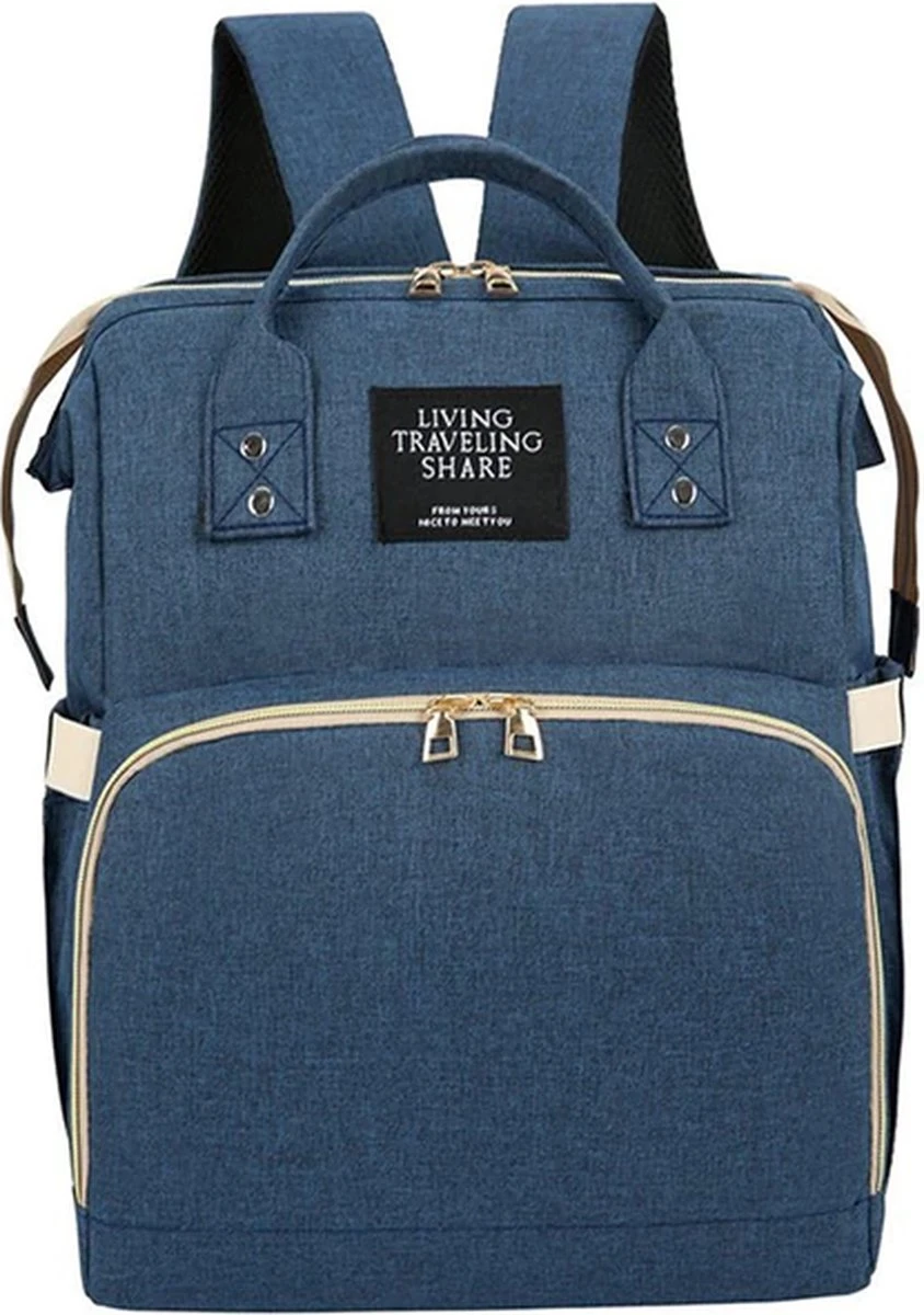 Product Plaza - Luier- En Verzorgingstas - Baby Rug Tas Met Bed - Reis Rugzak - Grote Capaciteit - Jongens En Meisjes - Grijs - Luier Tas - Verzorgingstas Baby - Uitschuifbaar Verschoon/ Slaap Bedje – Multifunctionele Rugzak 0-1 Jaar – - Image 6