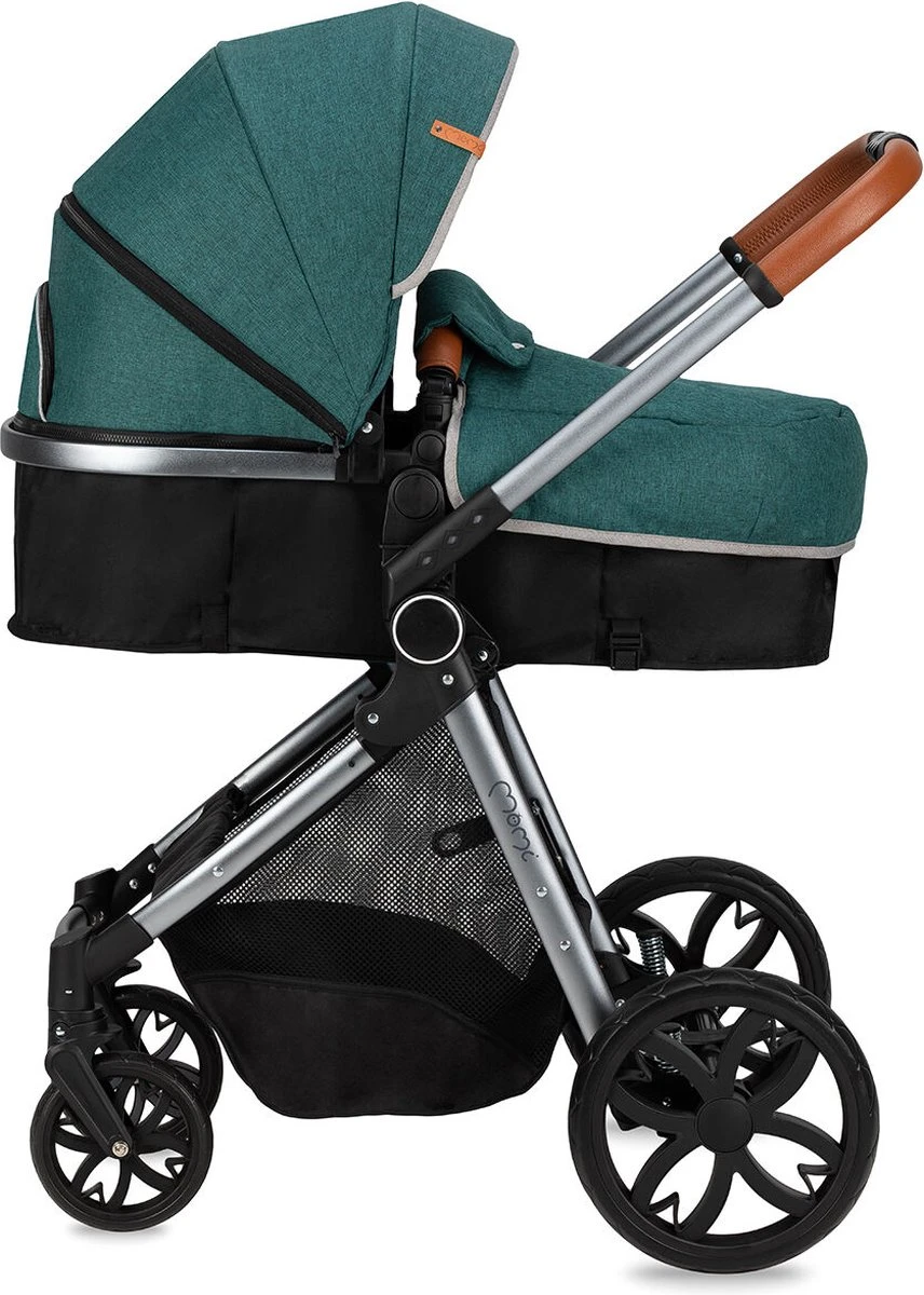 MoMi Kinderwagen - Compacte 2 In 1 Combiwagen - Limuru - Groen (geschikt Van 0-3 Jaar) - Image 6