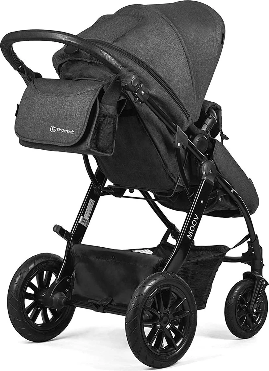 Kinderkraft Moov 3 In 1 Kinderwagen - Inclusief Autostoel - Black - Image 7