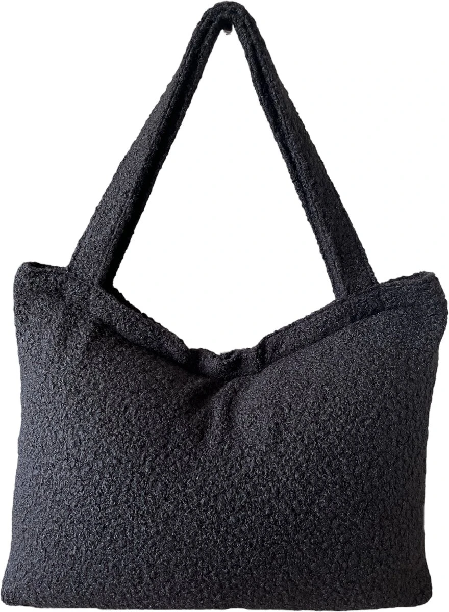 Mommy Bag / Grote Luiertas Zwart / Kinderwagen Luiertas / Teddy Set - Luiertas & Verschoonmat Joan’s Label Zwart / Baby / Met Rits - Image 6