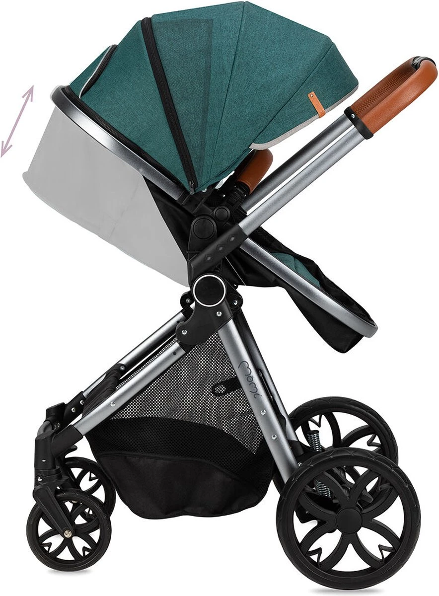 MoMi Kinderwagen - Compacte 2 In 1 Combiwagen - Limuru - Groen (geschikt Van 0-3 Jaar) - Image 14