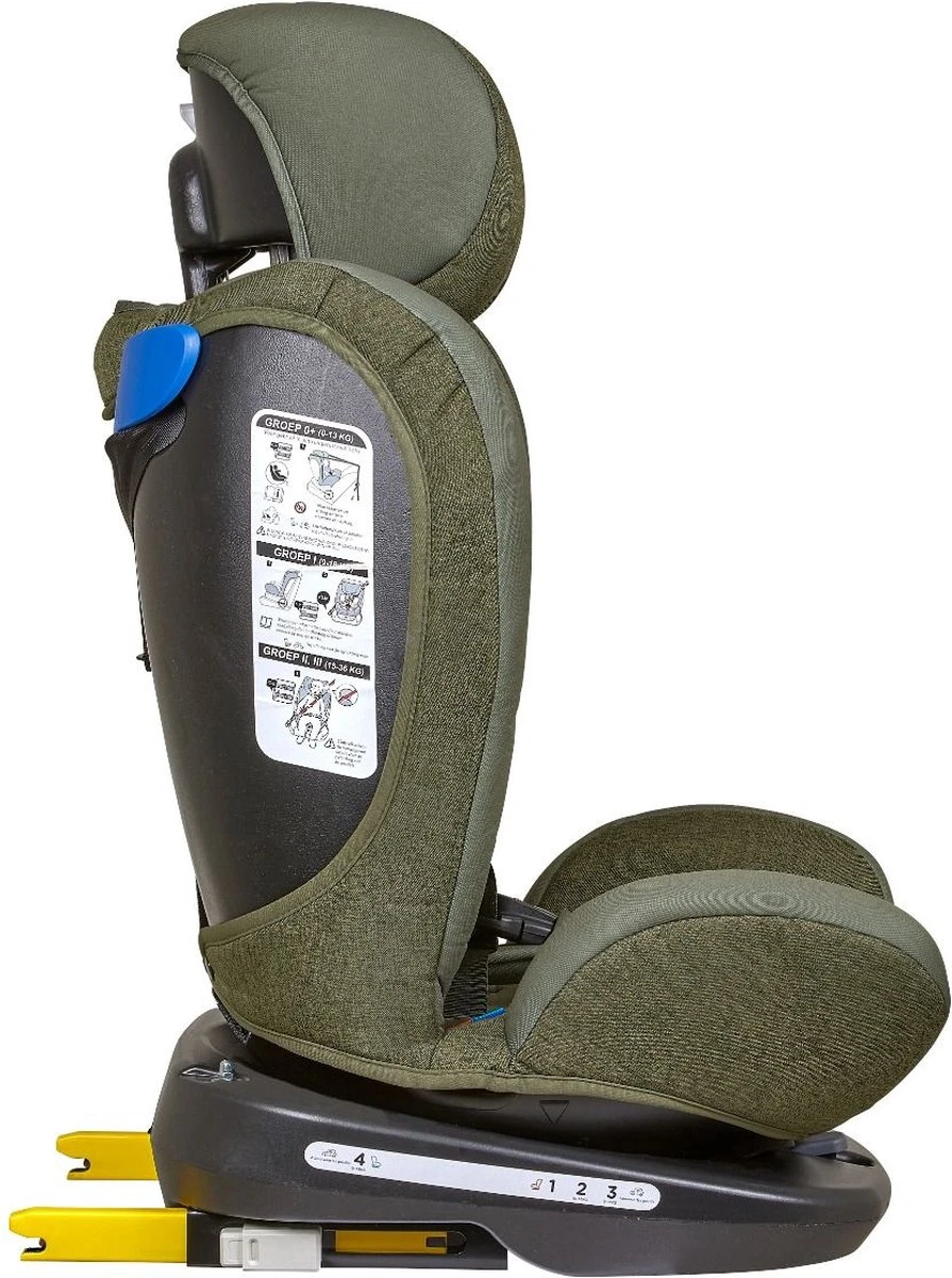 Novi Baby® - Autostoel - Goliath Pro - Isofix - 360° Draaibaar - Groen - Groep 0-1-2-3 - 0-36 Kg - Image 8