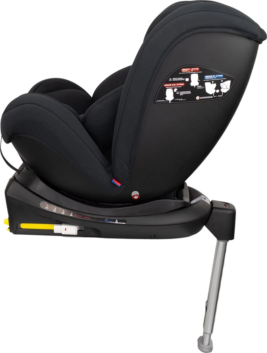Autostoel Novi Baby® David Premium 0-1-2-3 Isofix 360° Rotation All Black - Image 7
