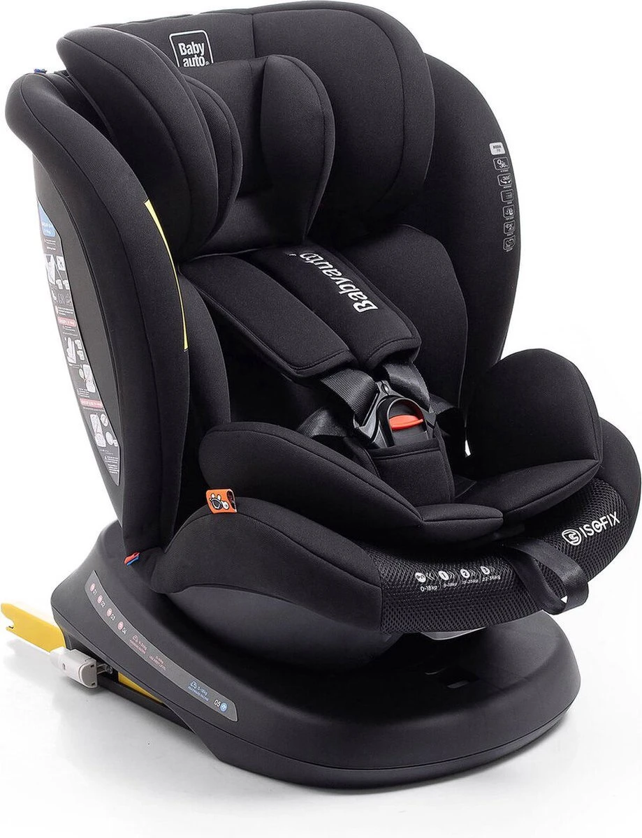Autostoel Babyauto Rodia 360° Met Isofix - Groep 0+/1/2/3 Zwart (0-36kg) - Image 12