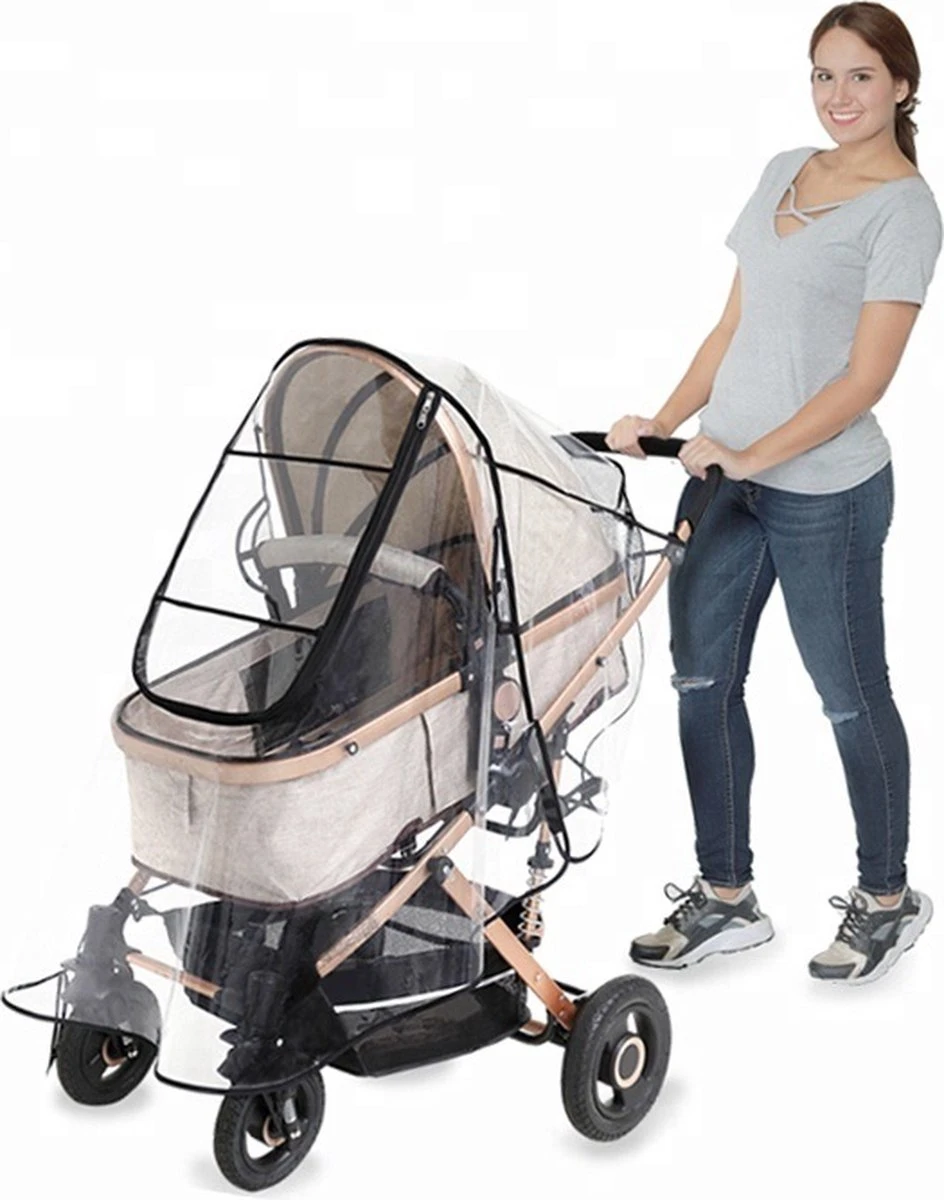 Achilles Universele Regenhoes Kinderwagen (2023 Model)– Buggy Hoes Universeel – Tegen Regen & Miezer - Image 7