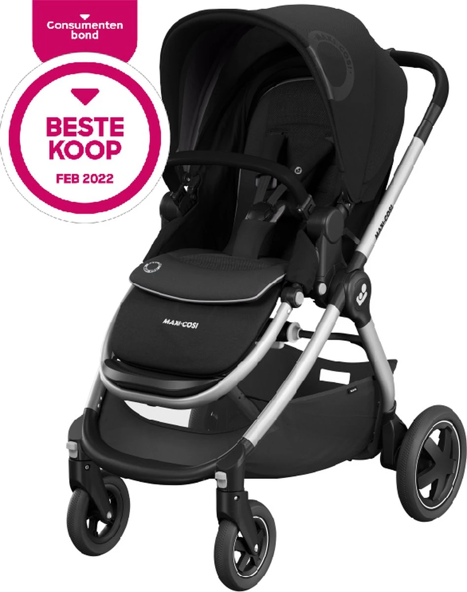 Maxi-Cosi Adorra² Kinderwagen - Essential Black - BESTE KOOP Consumentenbond (februari 2022) - Image 2