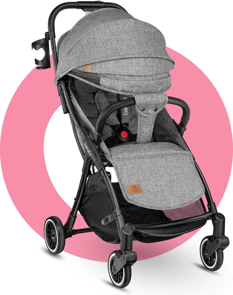 Lionelo Buggy Julie One - Kinderwagen Premium - Automatisch Opvouwen - Wandelwagen Tot 22 Kg - Comfortabele Zitje - Afbeelding 9