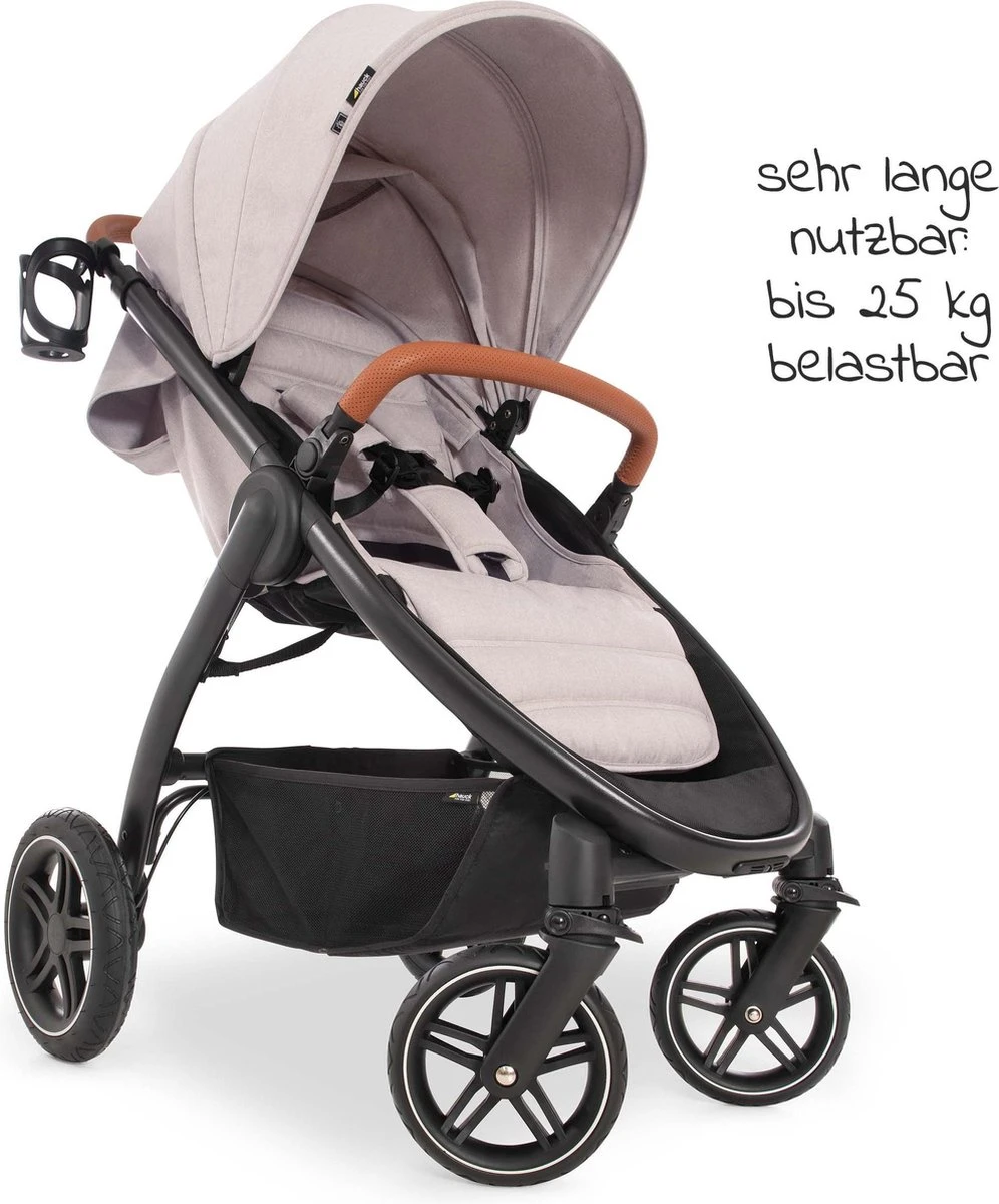 Hauck UpTown Buggy - Met één Hand Opvouwbaar - Beige - Image 5